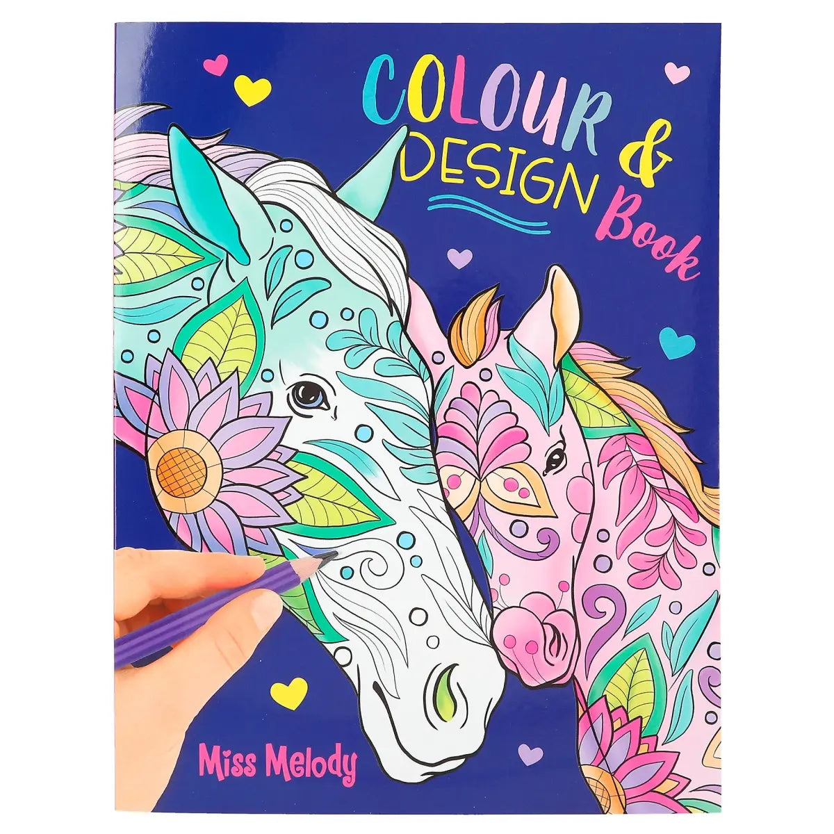 Colour & Design Book para pintar Miss Melody-Rincón del Valle