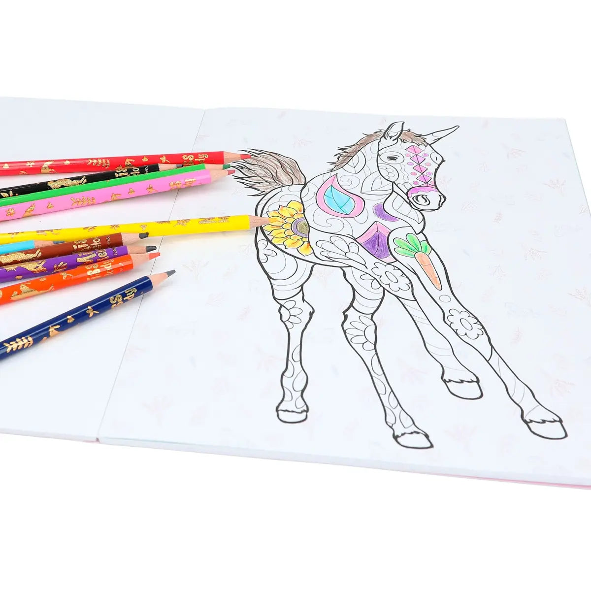 Colour & Design Book para pintar Miss Melody-Rincón del Valle