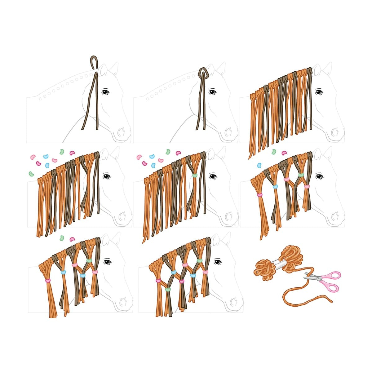 DIY crin de caballo Miss Melody-Rincón del Valle