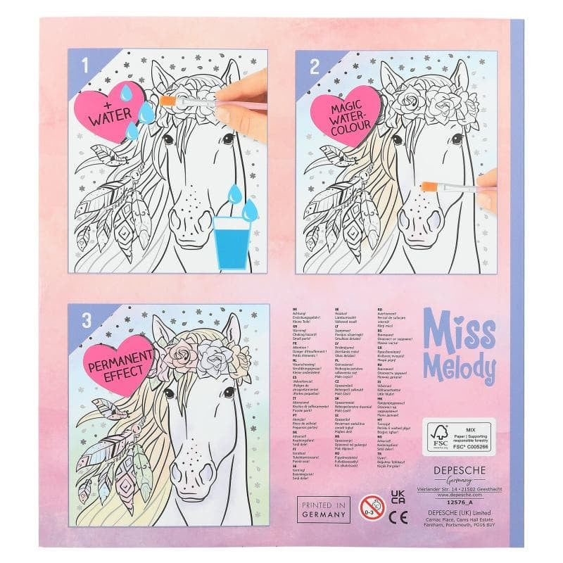 Libro Watercolour Miss Melody -Rincón del Valle