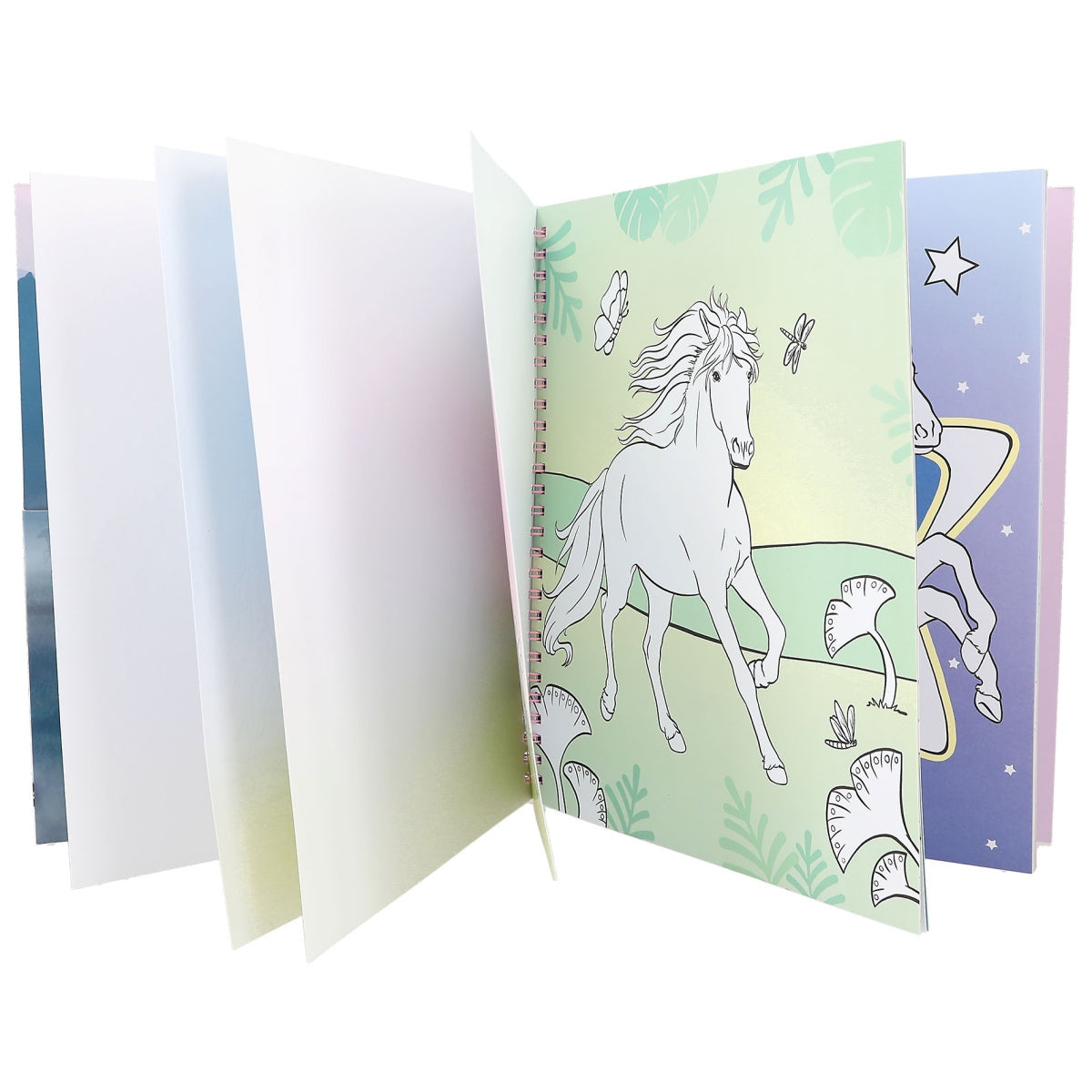 Libro para colorear con lentejuelas Miss Melody.-Rincón del Valle
