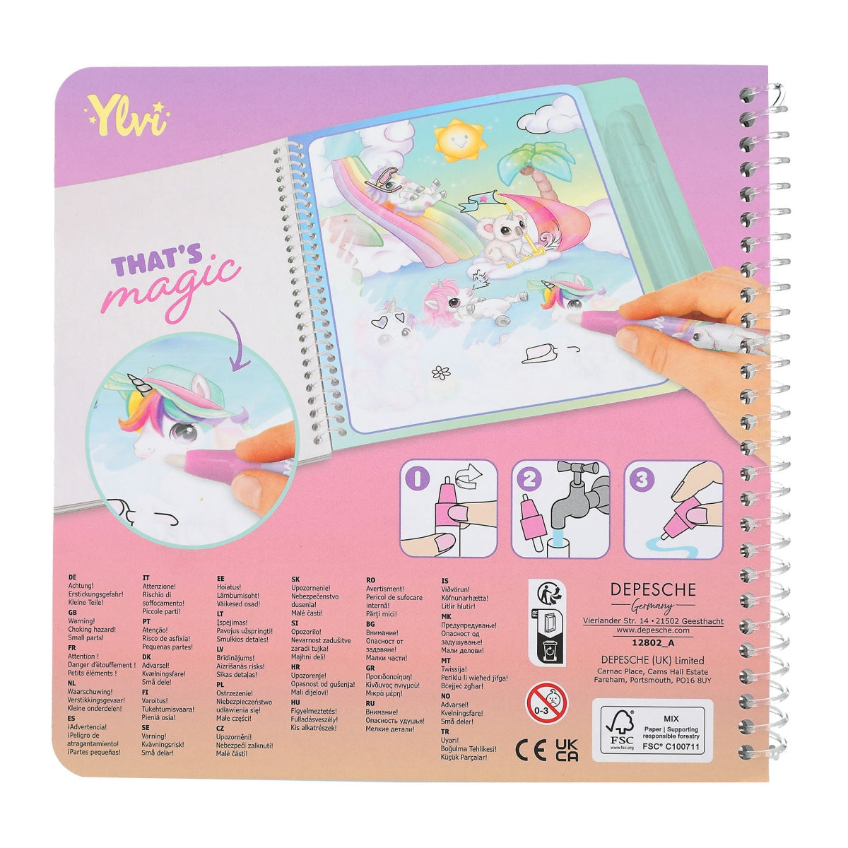 Libro Aqua Magic Ylvi. -Rincón del Valle