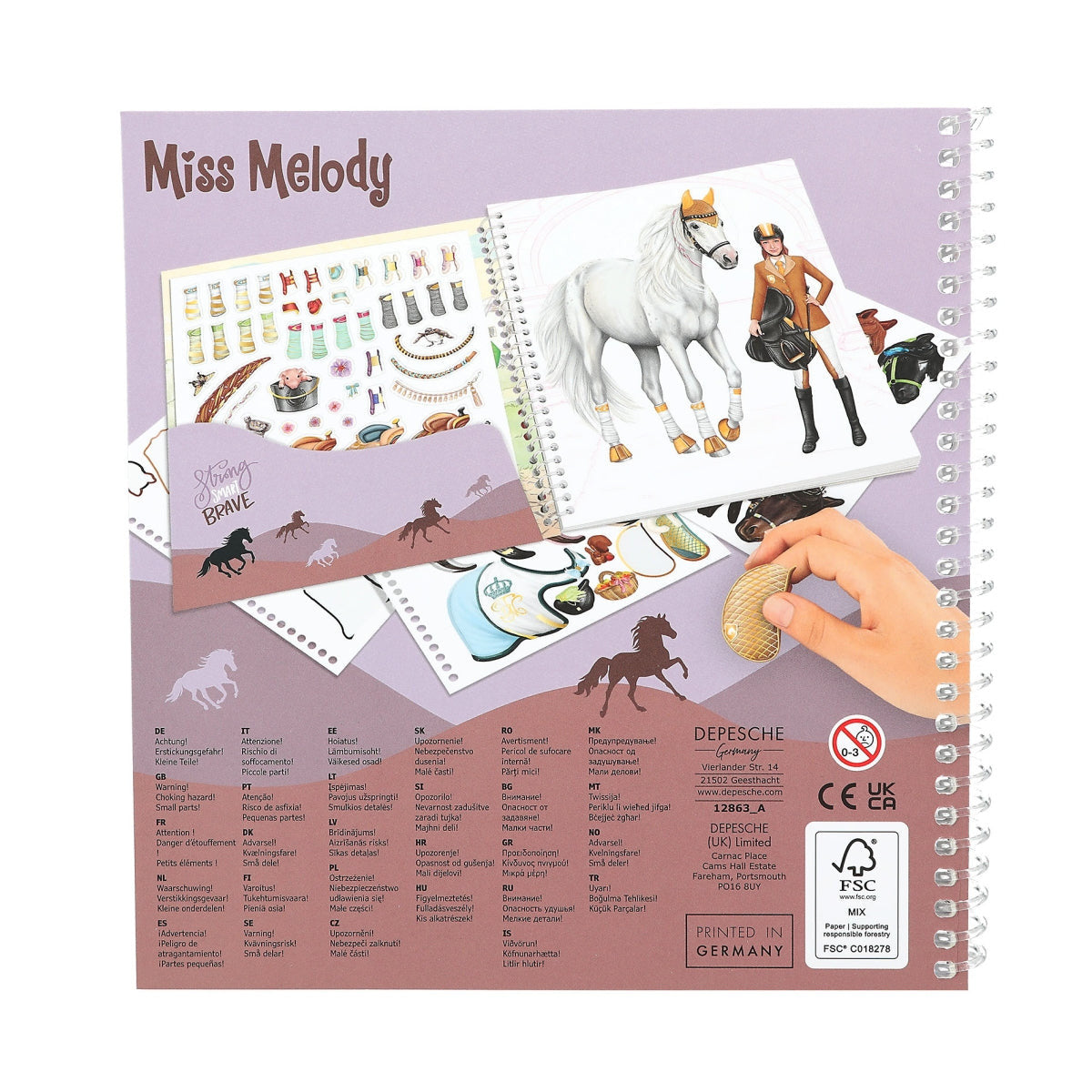 Libro Dress Me Upde Miss Melody-Rincón del Valle