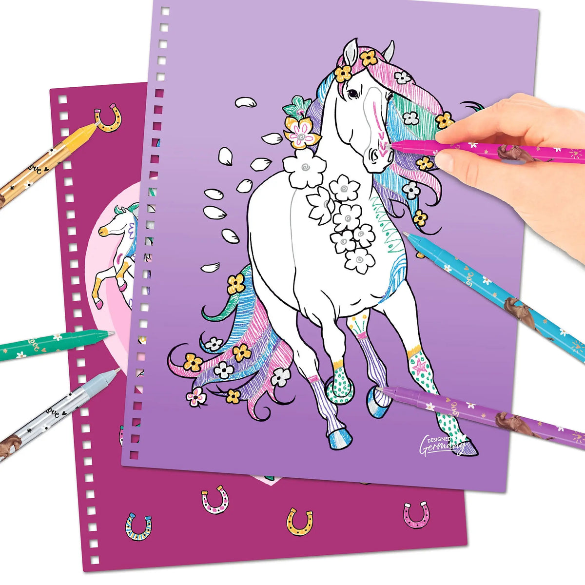 Miss Melody crea tus caballos glitter