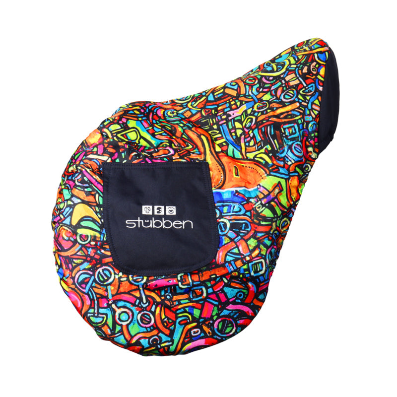 Cincha Stübben Saddle Cover with Saddle Girth Pockets vista principal