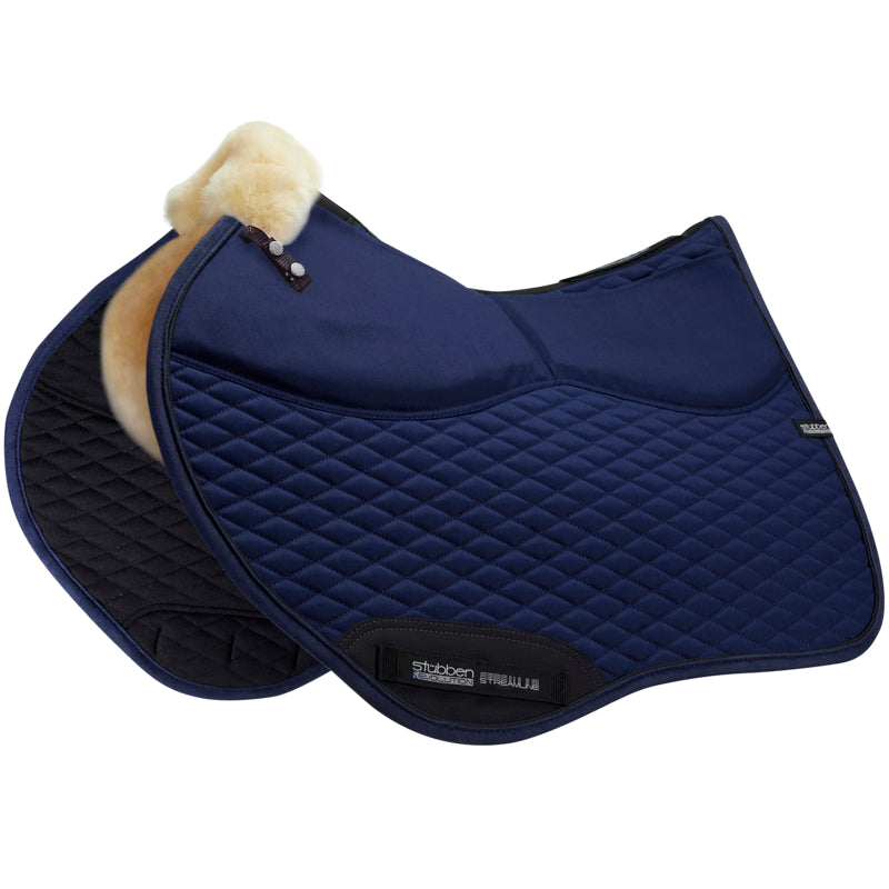 Manta para caballo Stübben Streamline Adjuster Lambswool Jumping Pad detalle 3