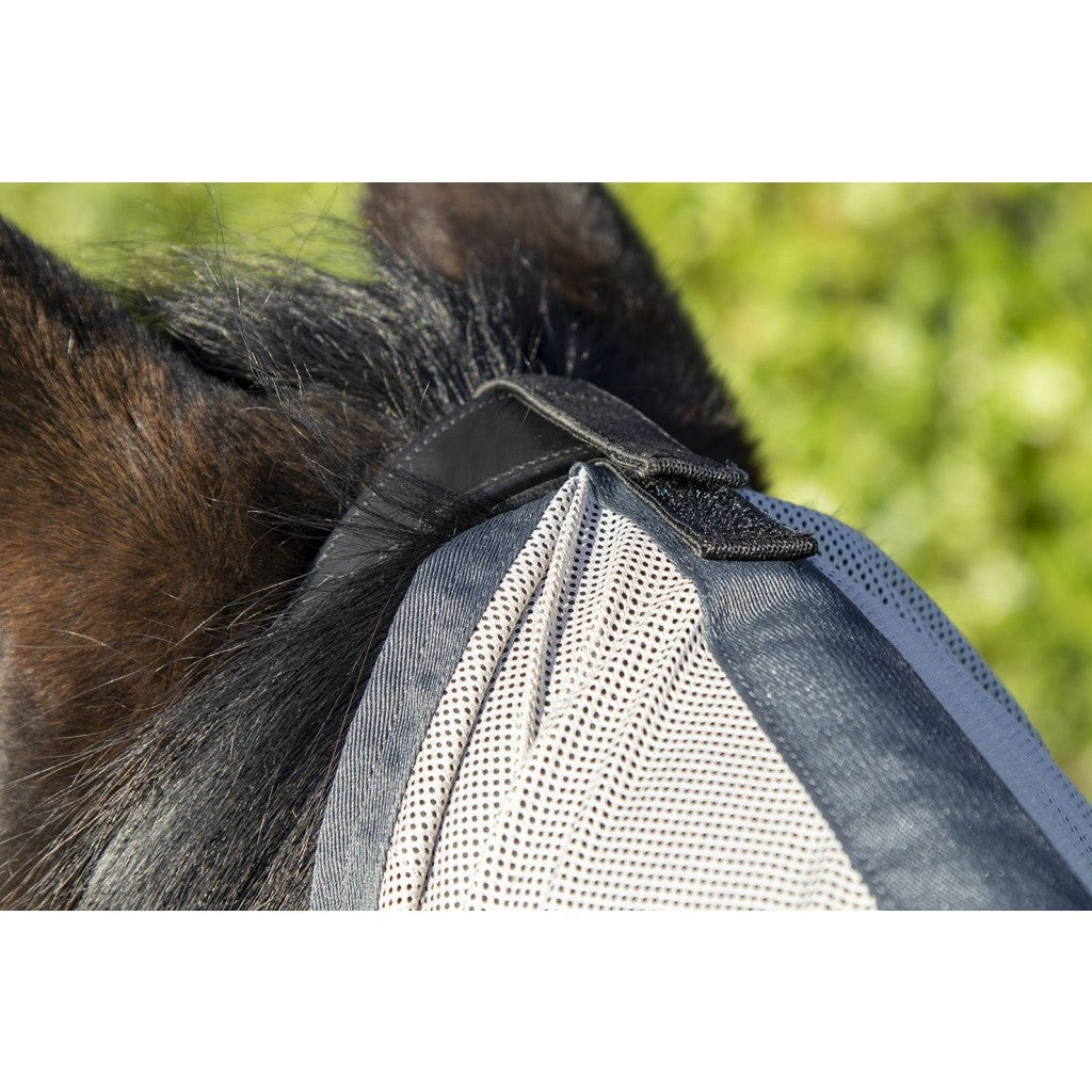 Manta para caballo HKM Style Ride on Fly Sheet Fringes Style with removable detalle 6