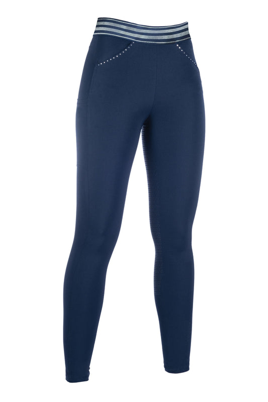 Pantalones Leggings de montar -Pull on- culera full silicona HKM para equitación - vista 2
