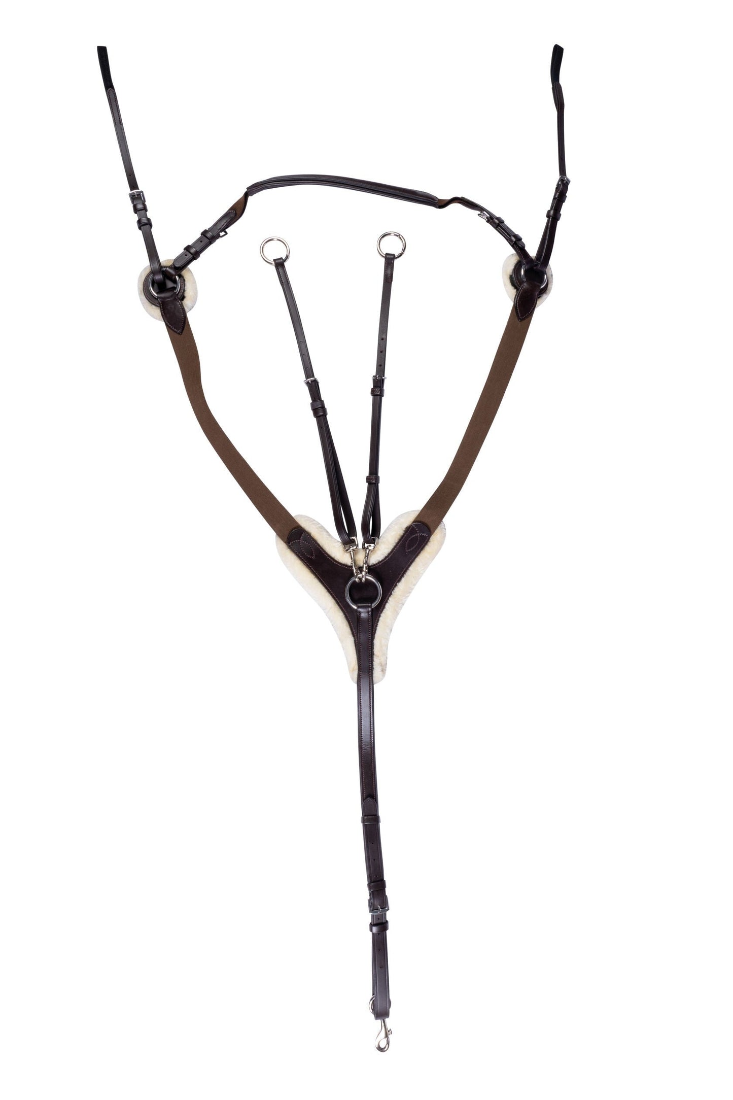Breastplates HKM Breastplate Cambridge with Artificial Fur detalle 2