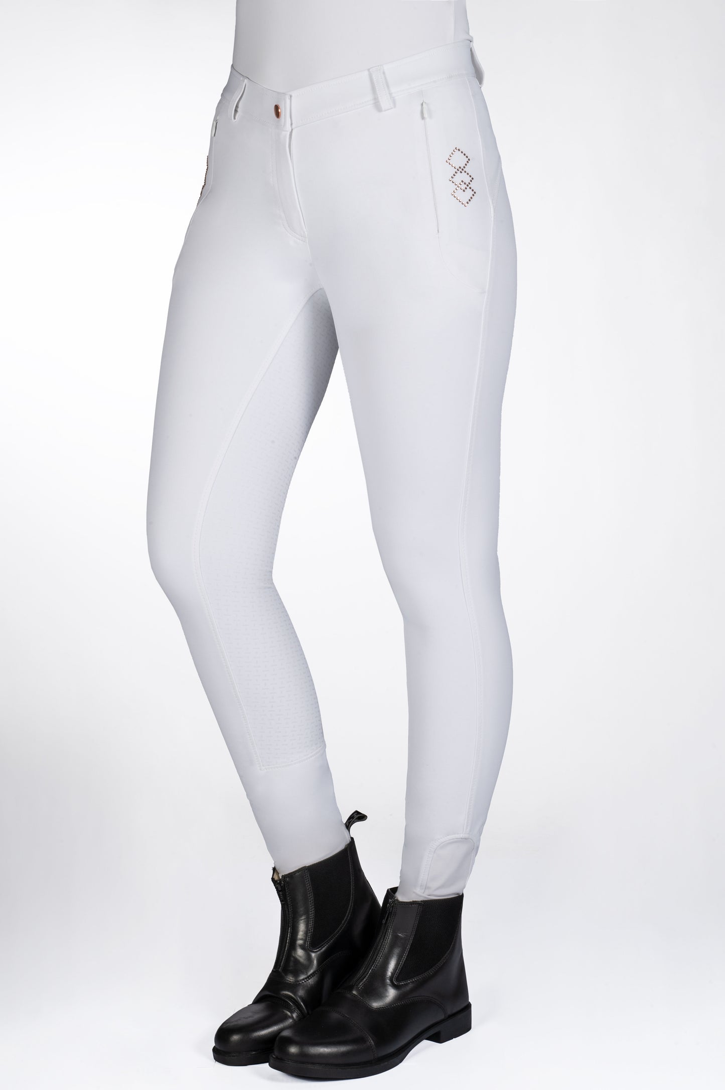 Pantalones de montar -Alexis- c. full sili. - HKM
