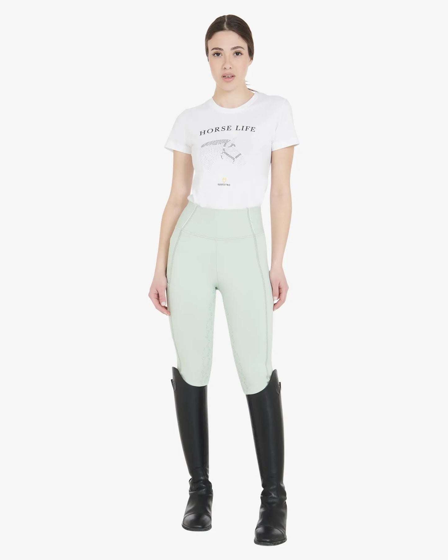 Leggings Mujer Cintura alta full grip Equestro-Rincón del Valle
