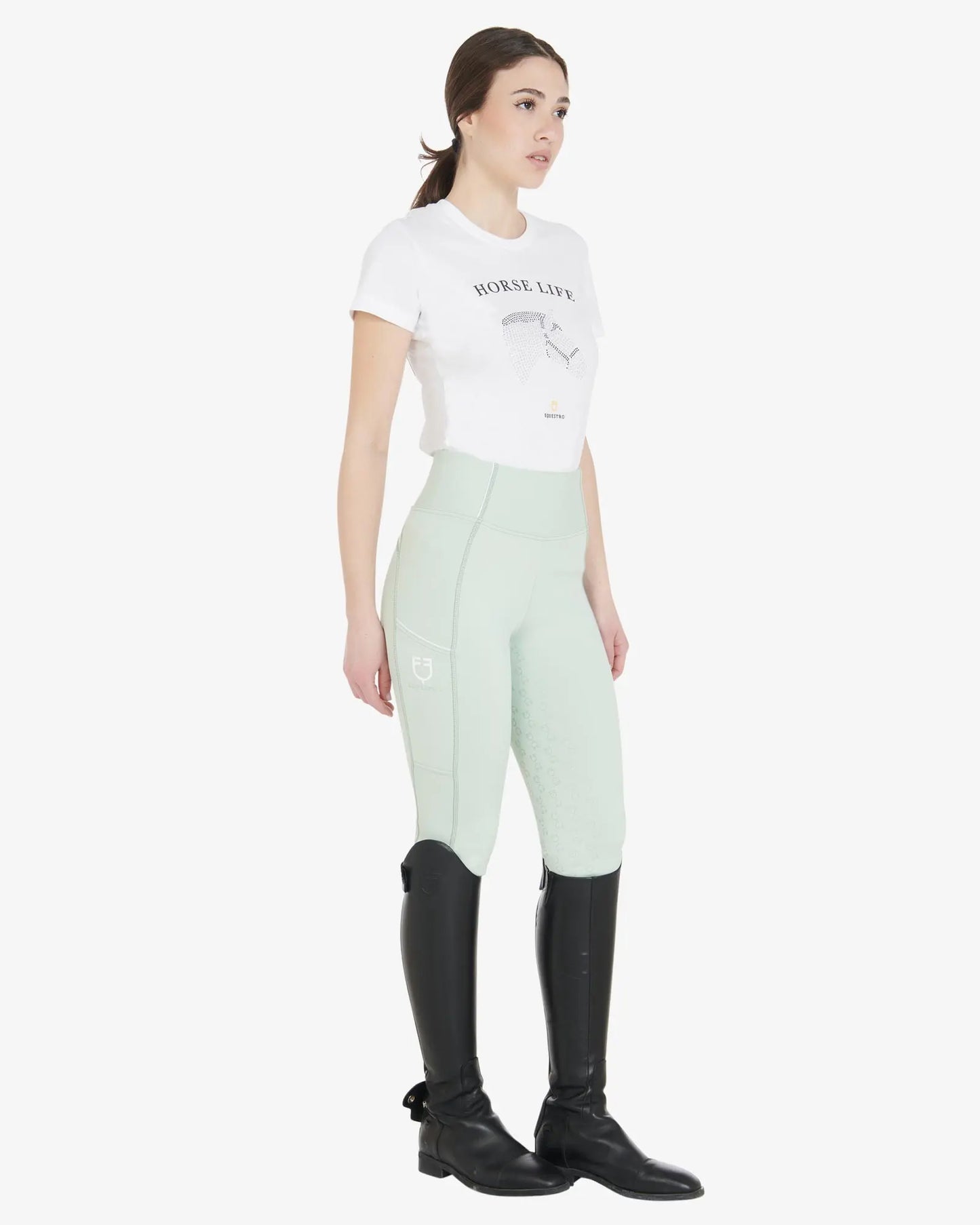 Leggings Mujer Cintura alta full grip Equestro-Rincón del Valle