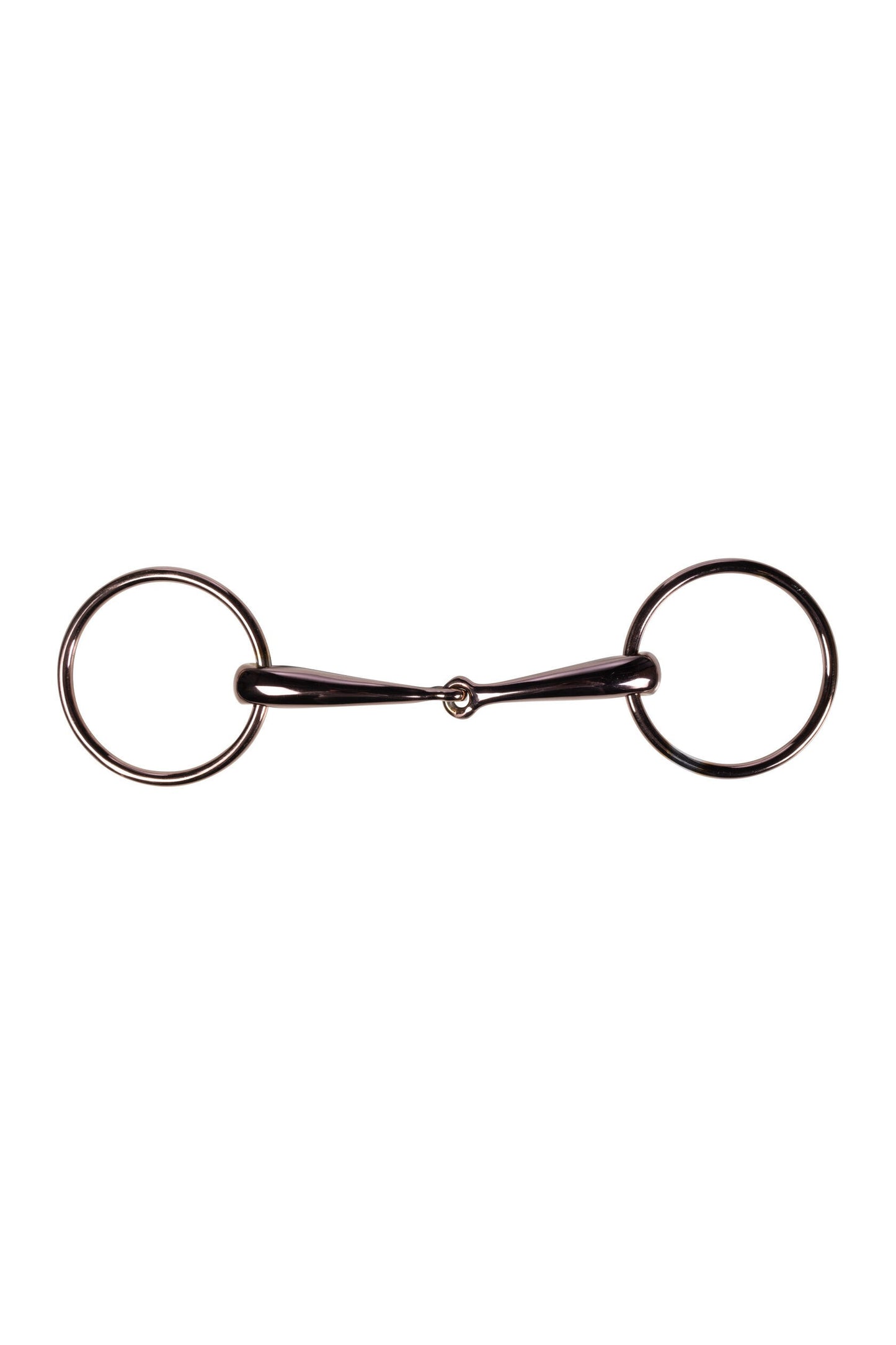 Embocaduras Filete verdum forma anatómica -Rosegold- 16 mm HKM para equitación