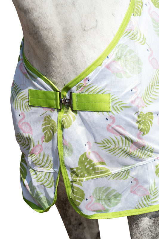 Manta para caballo HKM Fly manta Flamingo para equitación - vista 2