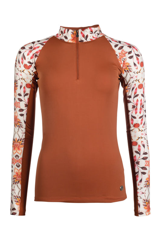Camisetas HKM Function Shirt Essential Flowers para equitación - vista 2