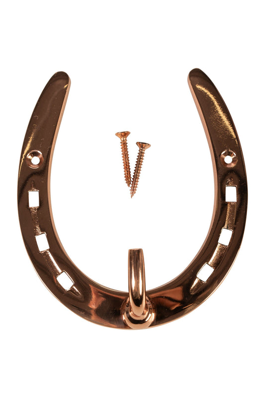 Cabezada HKM Horseshoe Hook made of Brass para equitación - vista 2