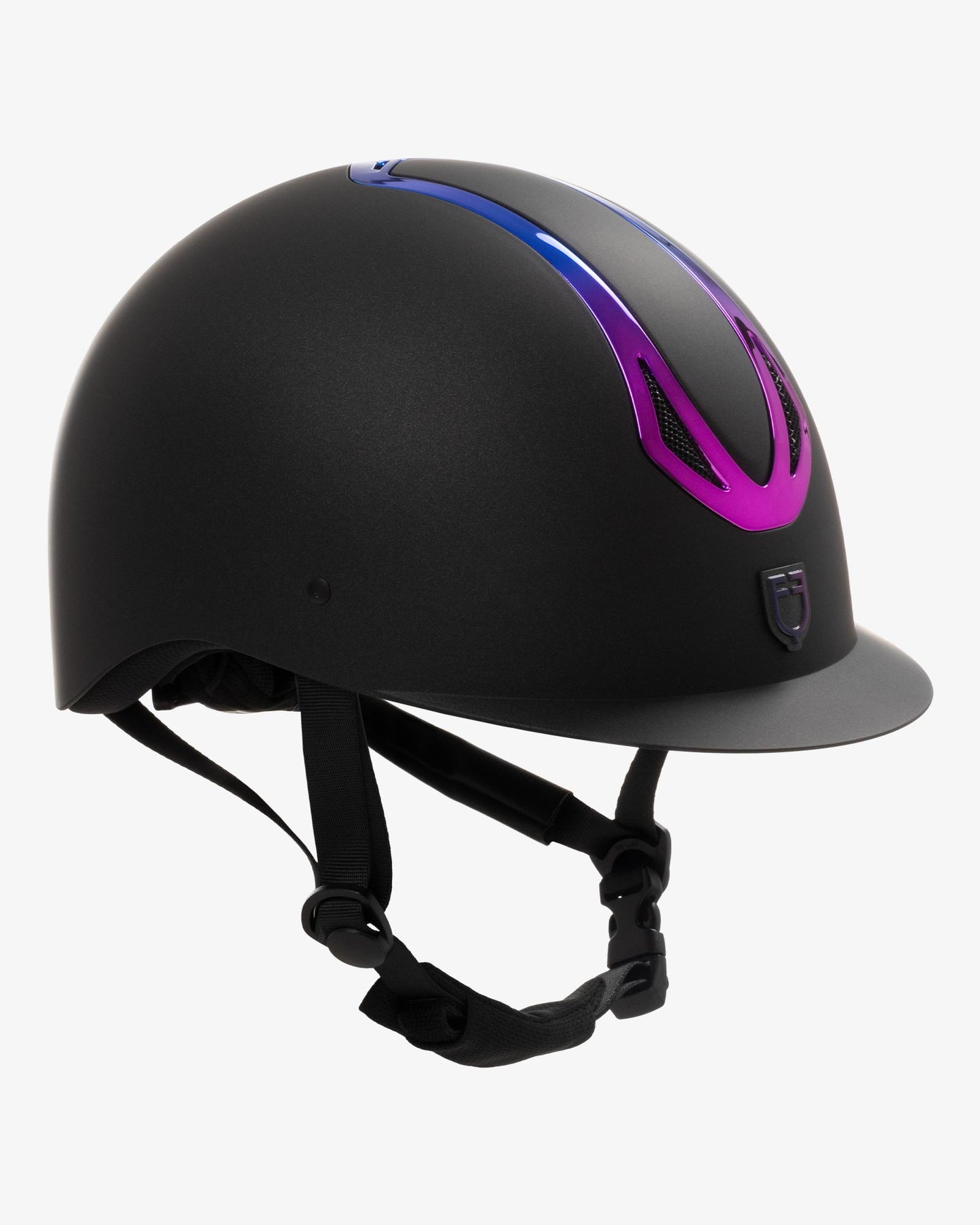 Casco Unisex Azael Equestro Negro- Iridiscente
