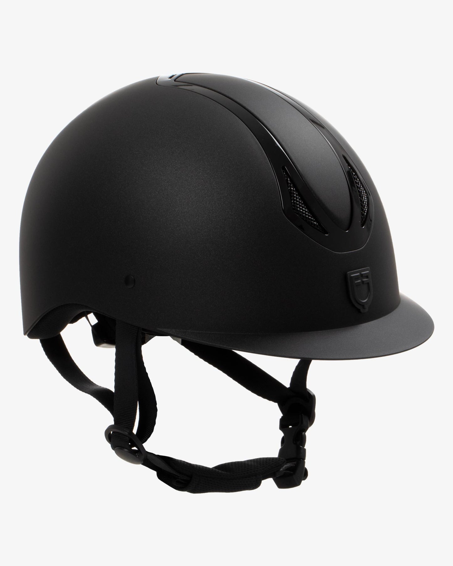 Casco unisex Azael Equestro Negro-Negro Gloss