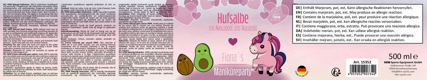 Pomada para cascos -Fiona- 500 ml HKM para equitación - vista 2