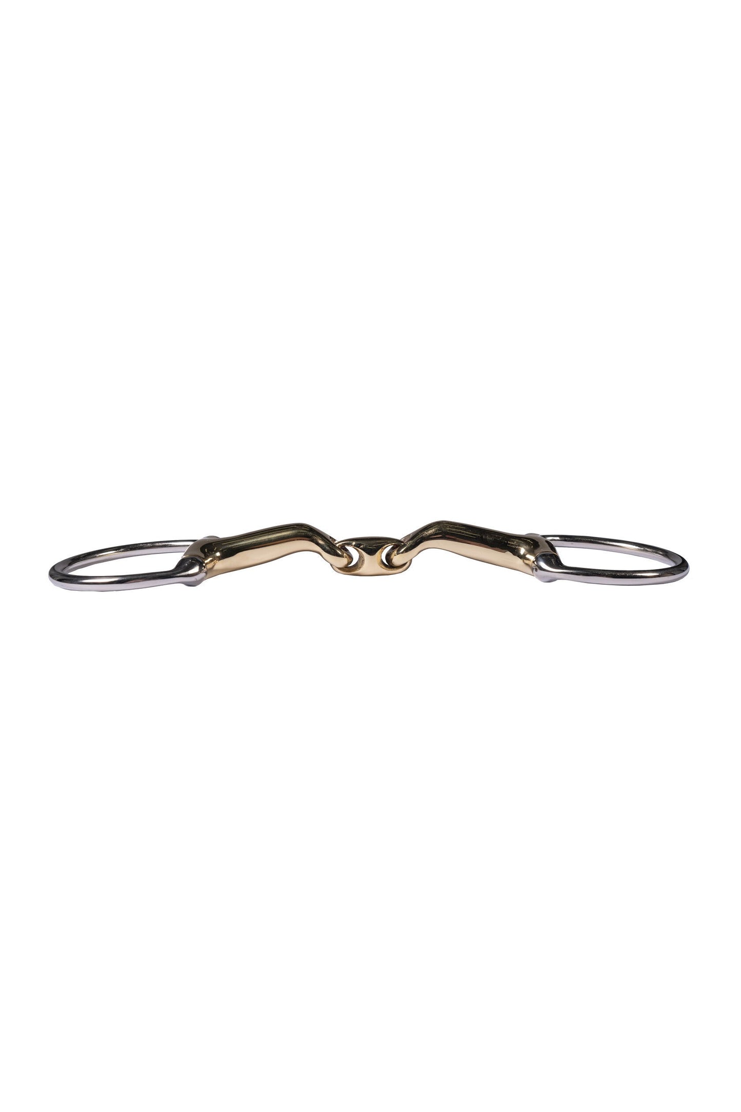 Embocaduras Filete oliva doble articulacion -High Curve- 14 mm HKM para equitación - vista 2