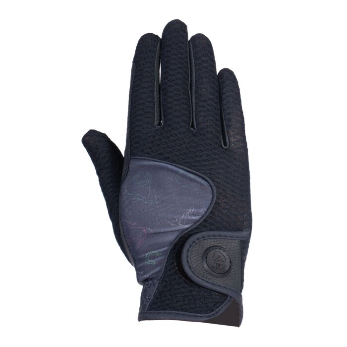 Guantes de montar para niños -Maui- HKM azul oscuro
