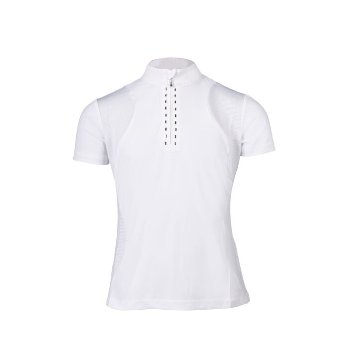 Camiseta técnica HKM infantil Competition Shirt Glam detalle 5