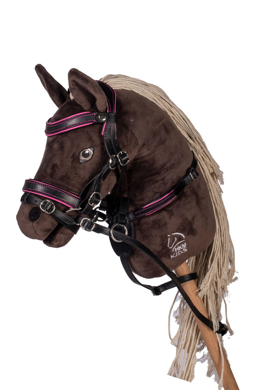 Embocaduras Bocado de cuero Manchester -Hobby Horsing HKM para equitación - vista 2