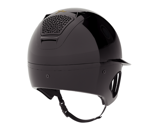 Cascos Helmets Freejump Riding Helmet Glossy Voronoi con Temple Protection para equitación - vista 2