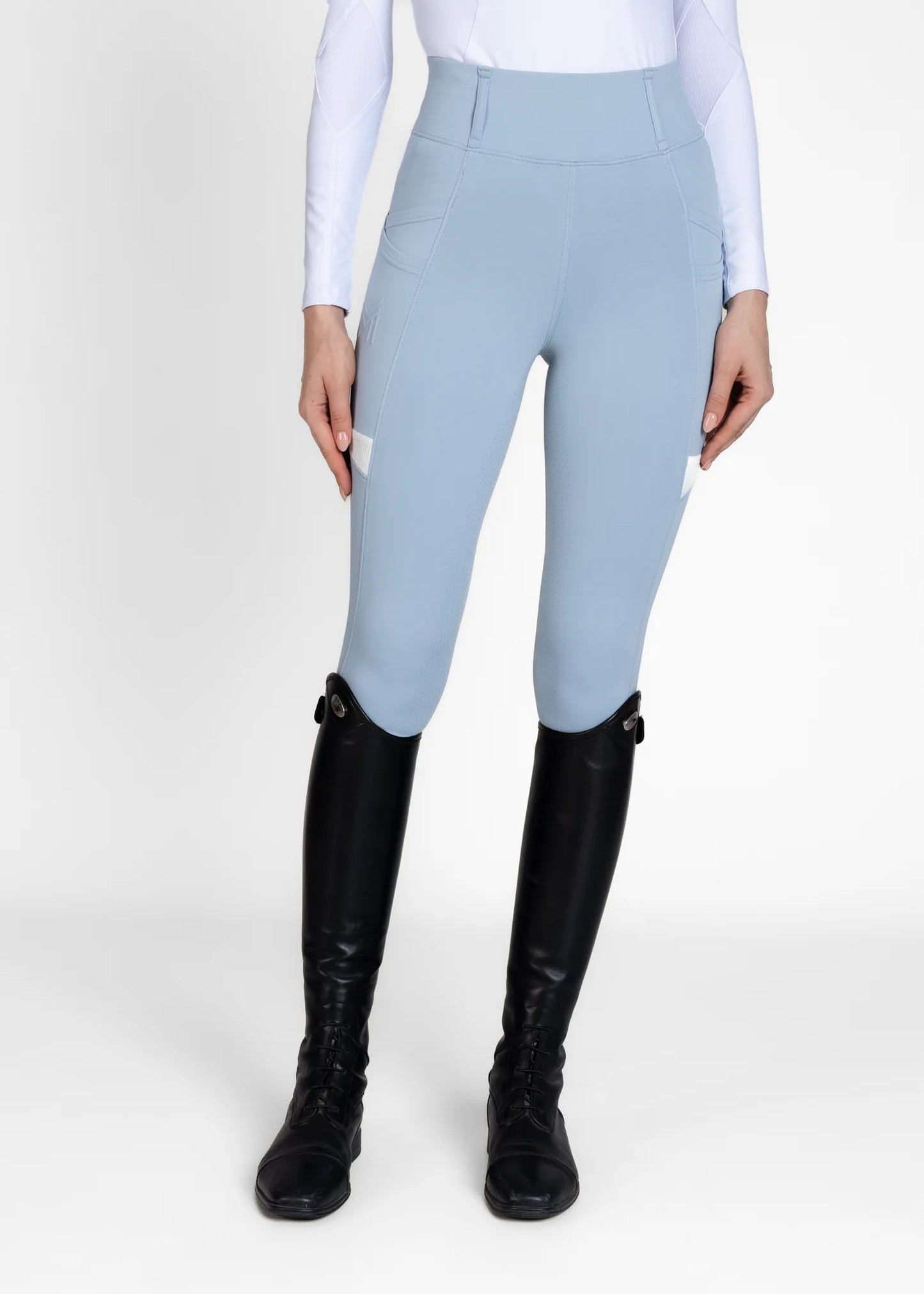 Tech Riding Leggings Aqua
