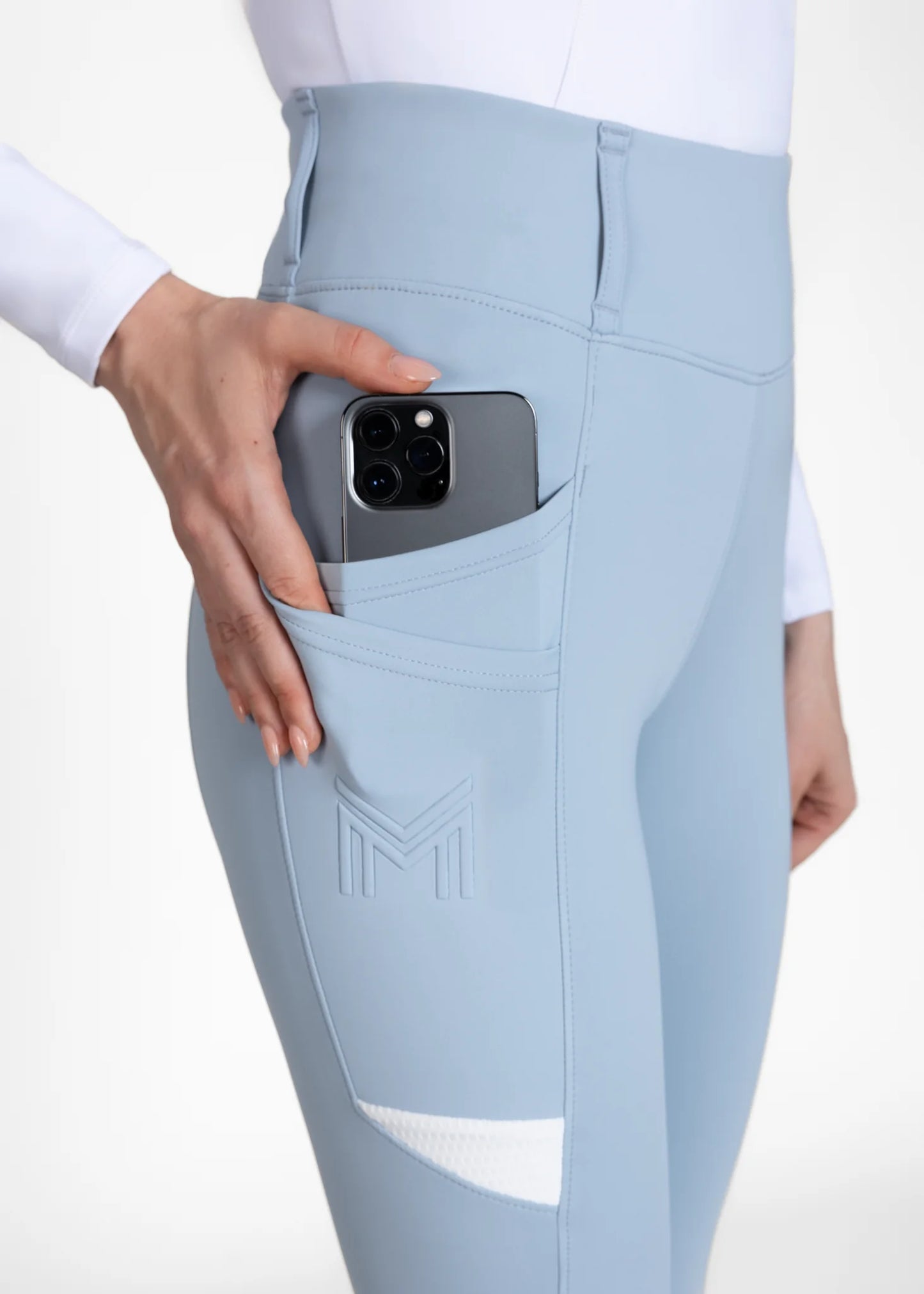 Tech Riding Leggings Aqua