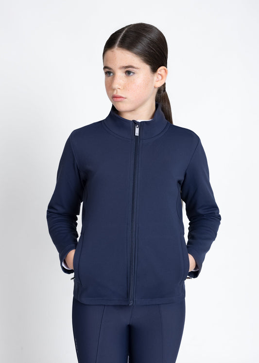 Maximilian Equestrian YR Vera Fleeced chaqueta (Navy) para equitación - vista 2