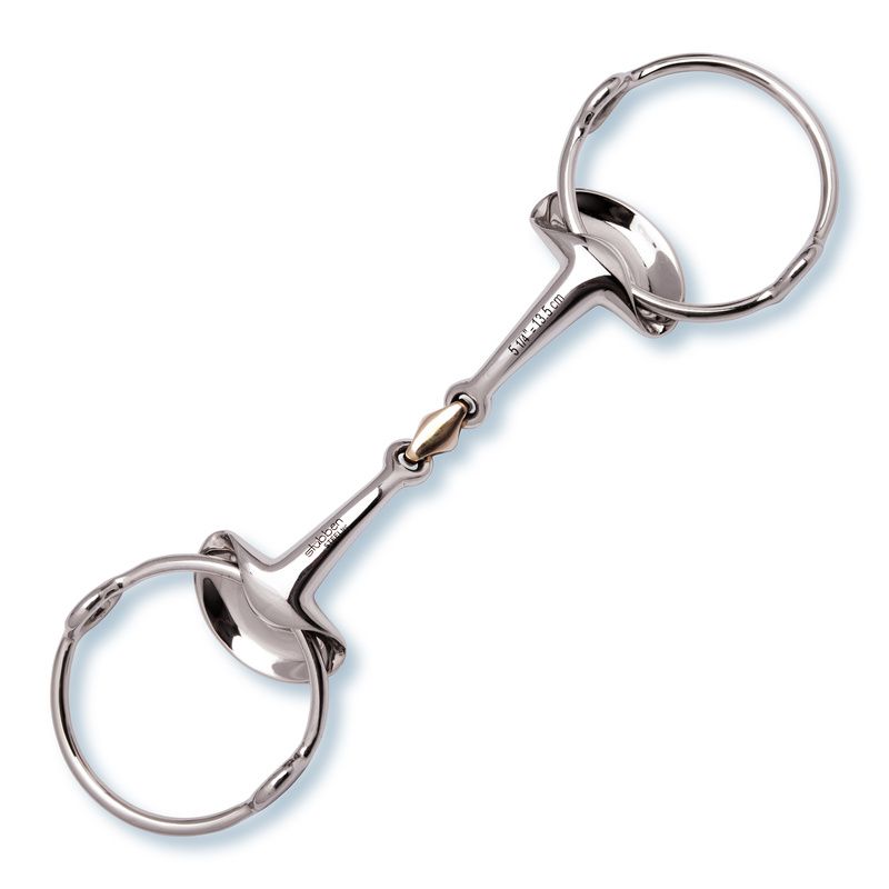 Gag Bits Stübben Silver Wings Gag double broken vista principal