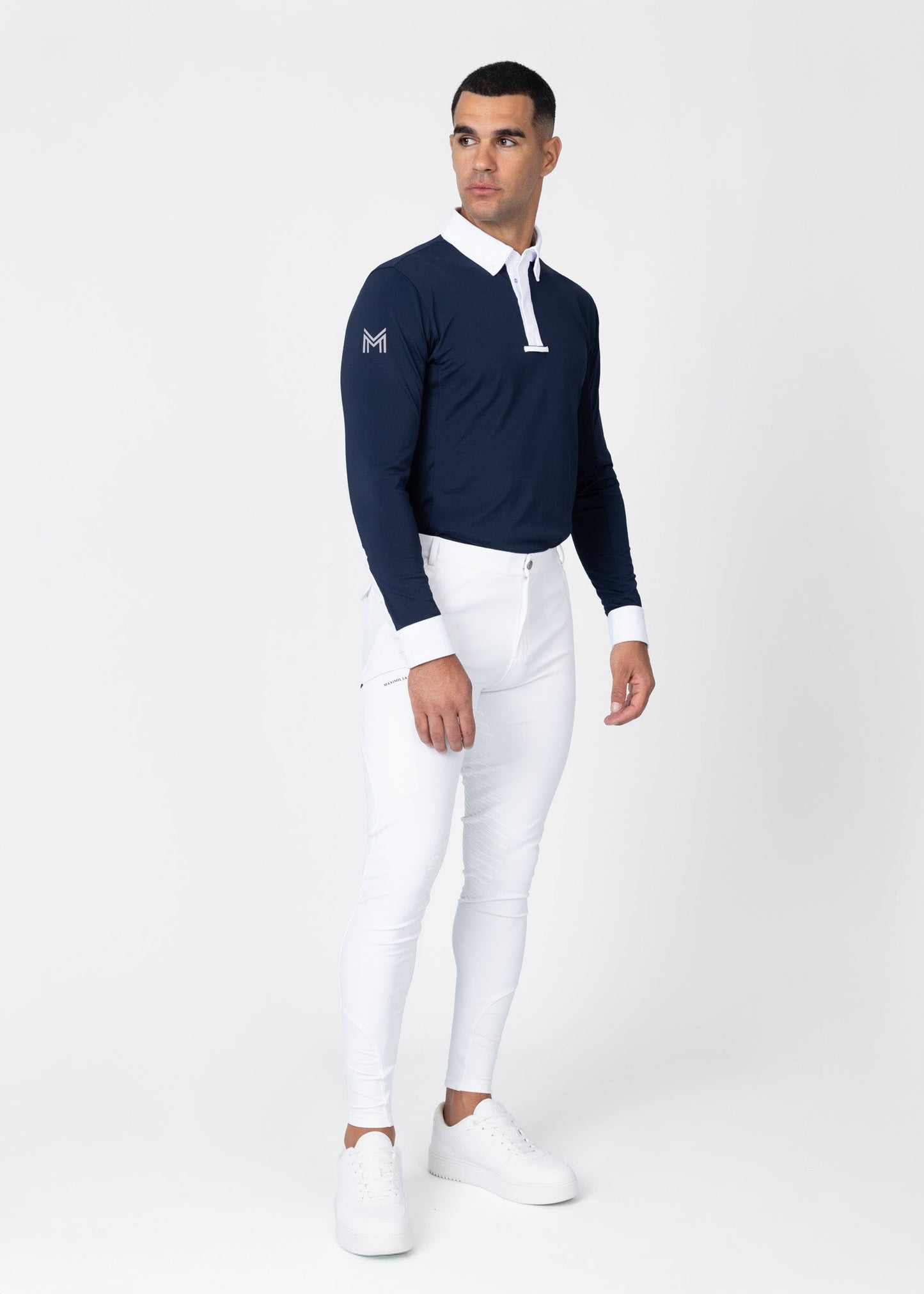 Producto ecuestre Maximilian Equestrian Vector Breeches (White) detalle 7