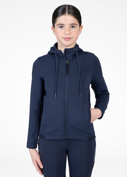 Accesorio ecuestre Maximilian Equestrian YR Club Zip Hoodie (Navy) para equitación - vista 2