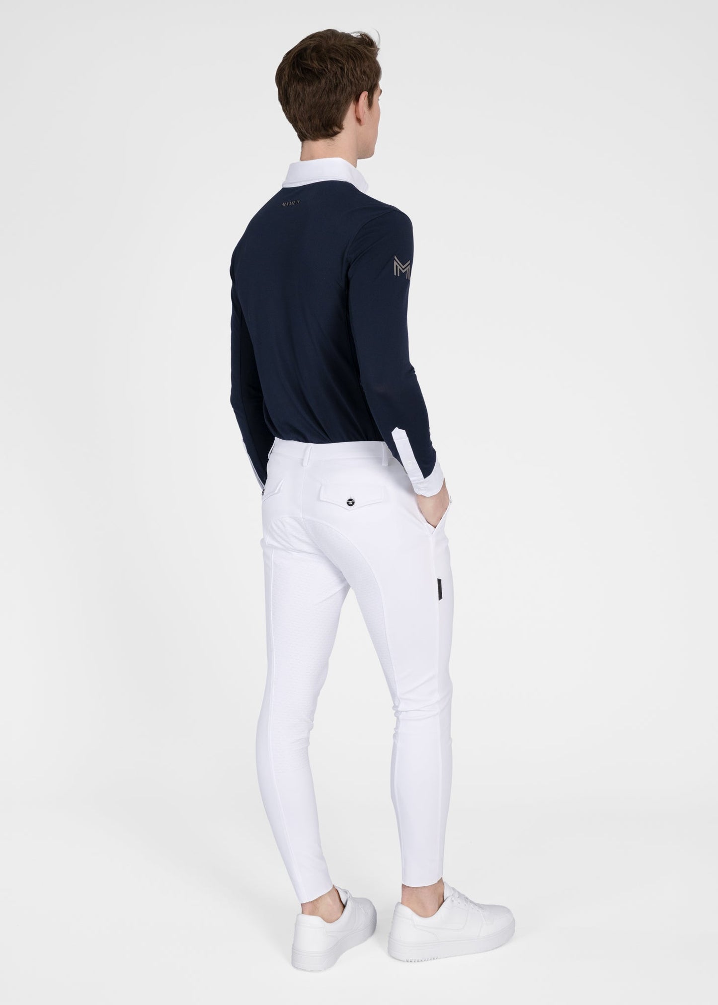 Producto ecuestre Maximilian Equestrian Founder Breeches (White) detalle 8