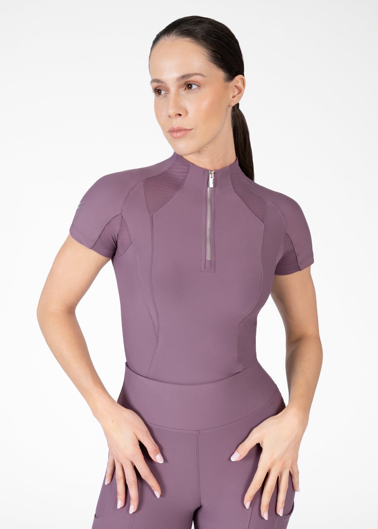 Base Layer Frame Manga Corta Maximilian Plum