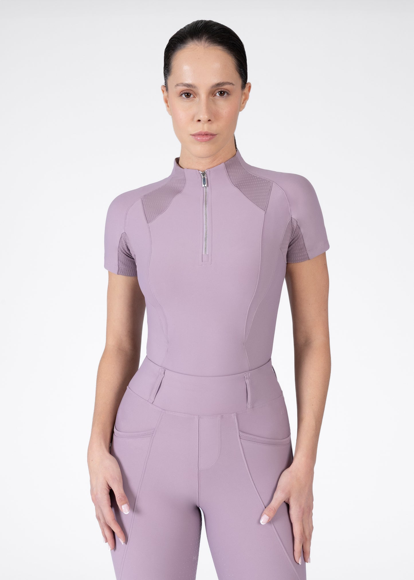 Base Layer Frame Manga Corta Maximilian Orchid