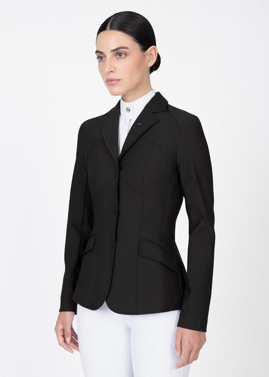 Maximilian Equestrian Aura chaqueta de concurso (Black) para equitación - vista 2