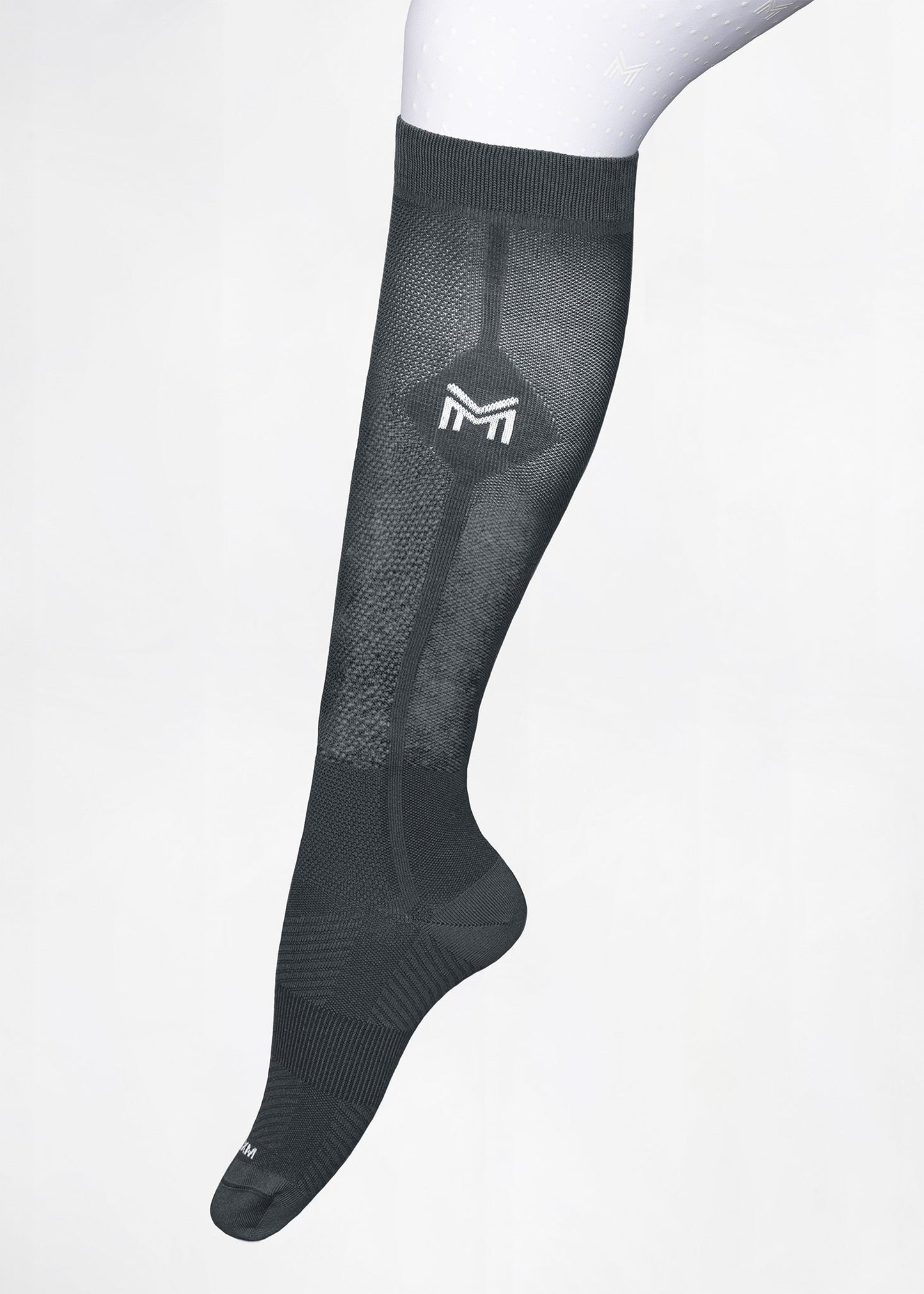 Producto ecuestre Maximilian Equestrian Neo Riding Socks (Graphite) detalle 4
