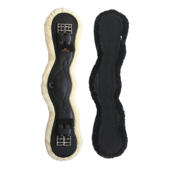 Cincha Kentucky Sheepskin Anatomic Short Girth - 2 Sheepskin Covers Included! vista principal