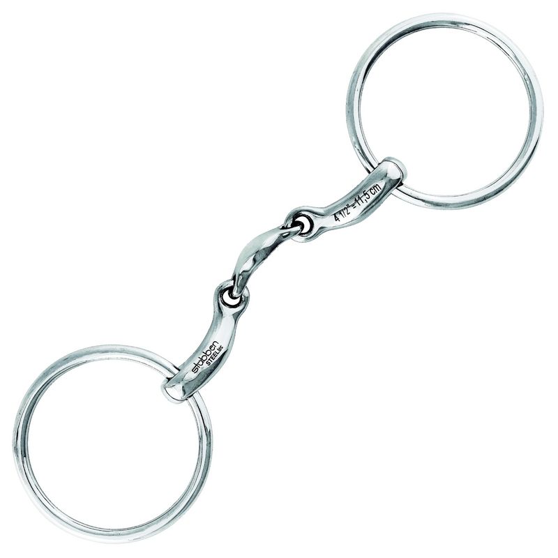Snaffle Bits Stübben Anatomic Loose Ring Snaffle double broken 12mm vista principal
