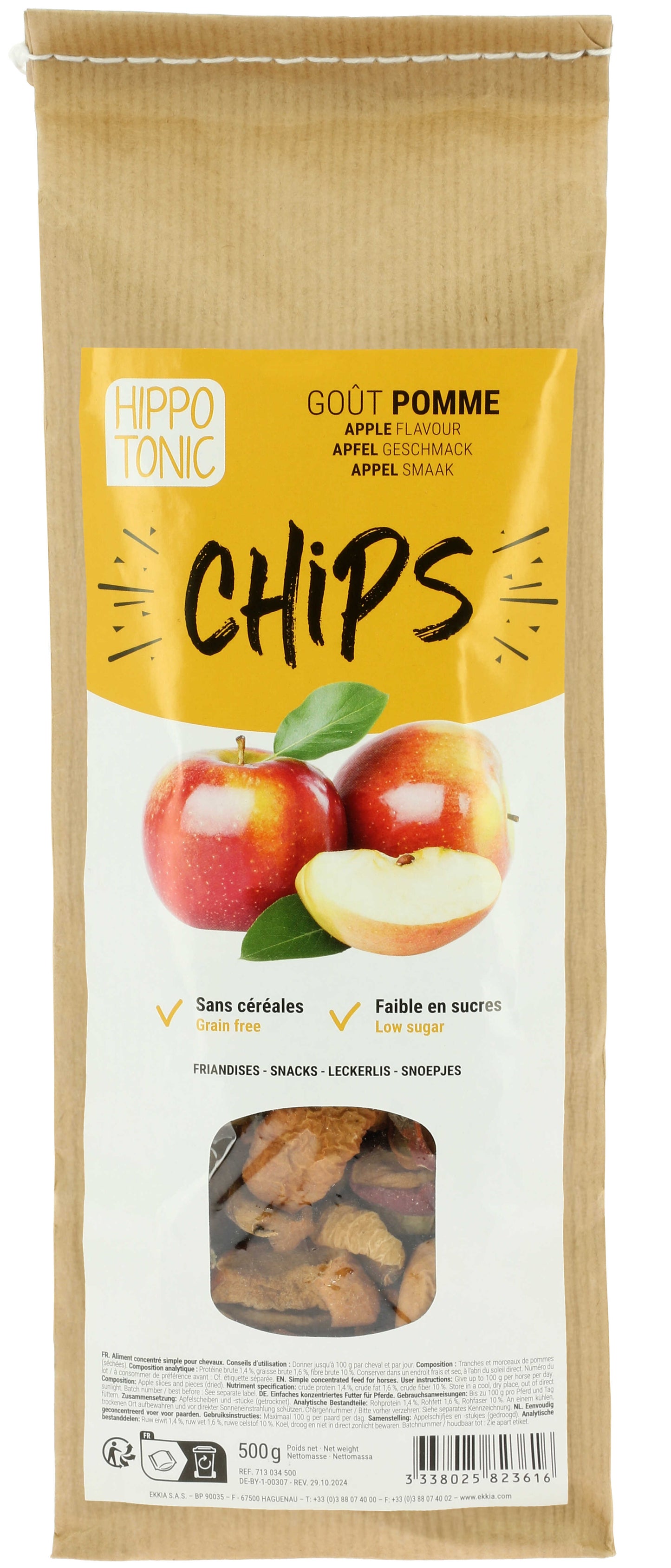 Chips de Manzana HIPPOTONIC – 500 g