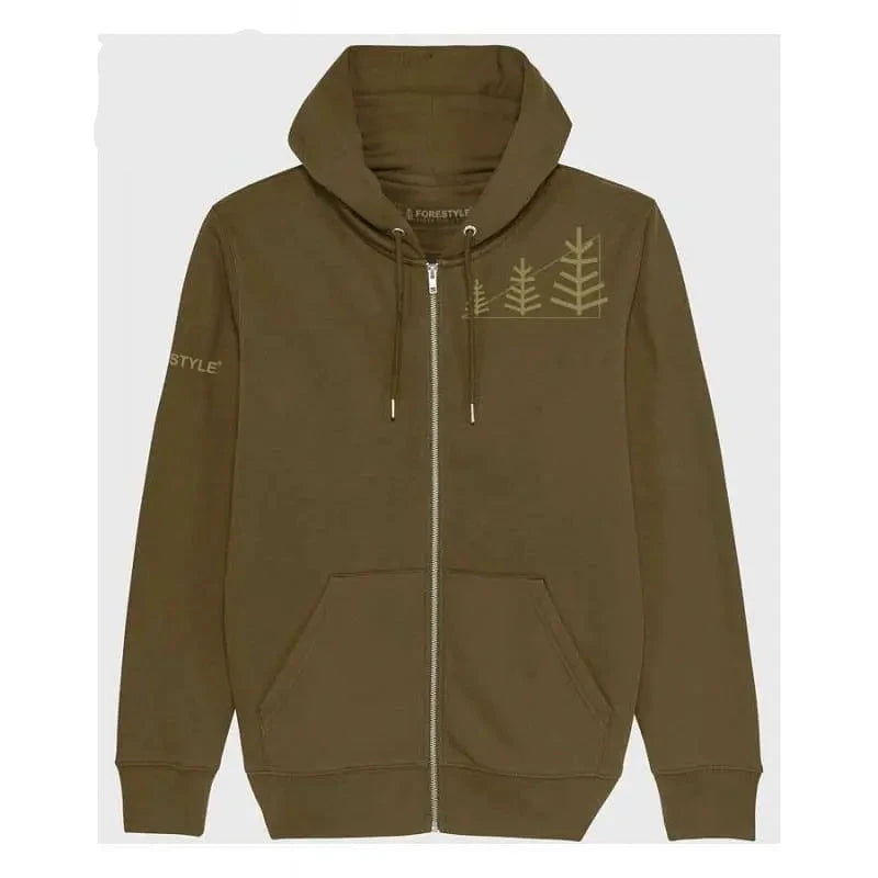 Sudadera con Cremallera Forestyle-Rincón del Valle