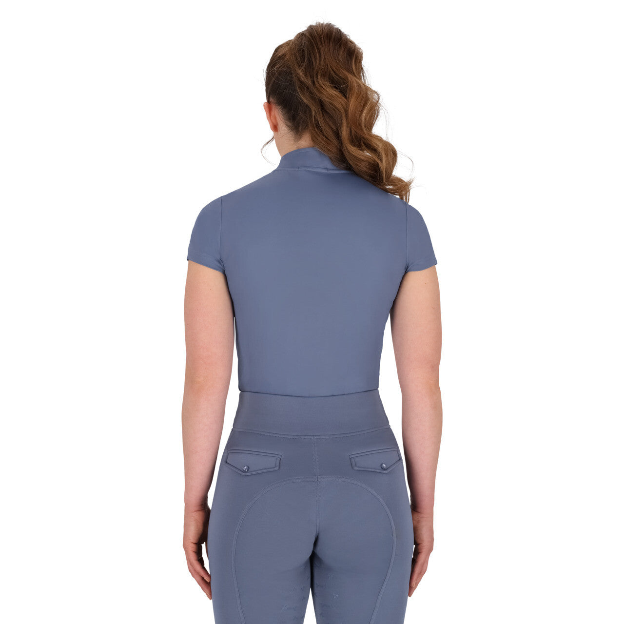 Polo / Camiseta Sport shirt manga corta Aubree QHP para equitación - vista 40