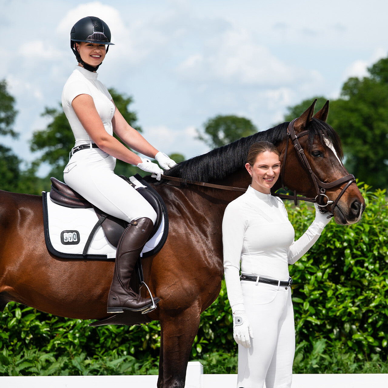 Pantalones Pantalón Breeches Vaila full grip QHP para equitación - vista 40