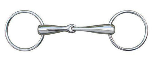 Embocaduras Filete verdum, 16 mm, acero inoxidable HKM para equitación