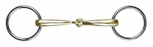 Embocaduras Filete de argentan , 14mm HKM para equitación