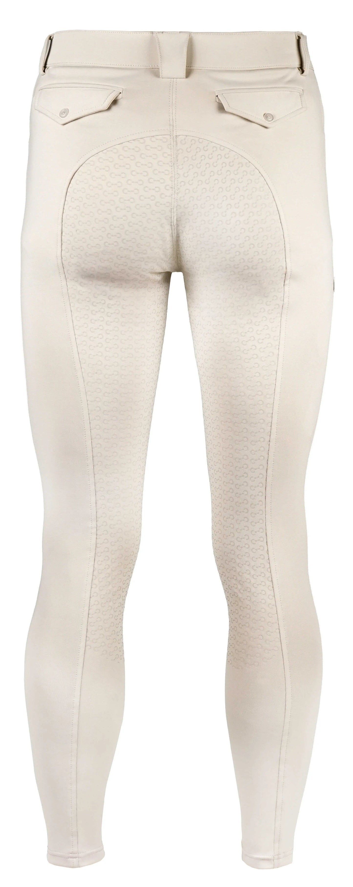 Pantalones Pantalón fondo de silicona Riding World - River hombre Beige para equitación - vista 2