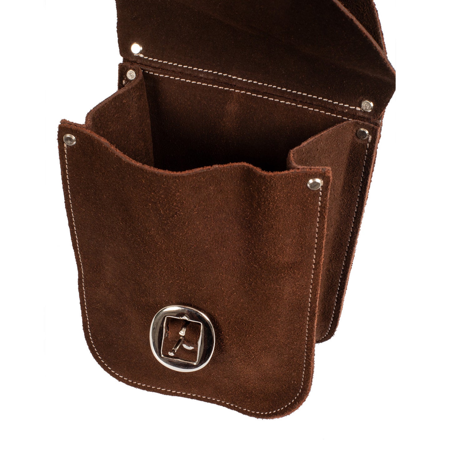 Bolso delantero de piel de ante Lakota - Marrón