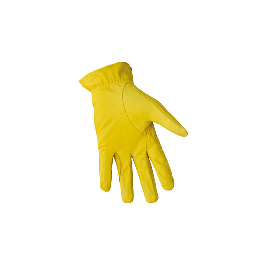 Guante de piel suave con cierre de velcro Pool's - Amarillo